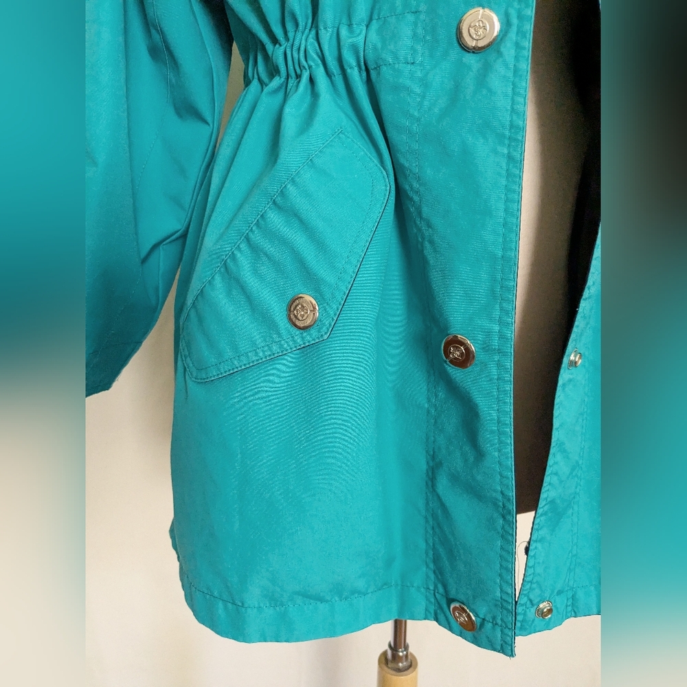 90s Retro Basic Editions Reversible Windbreaker J… - image 3